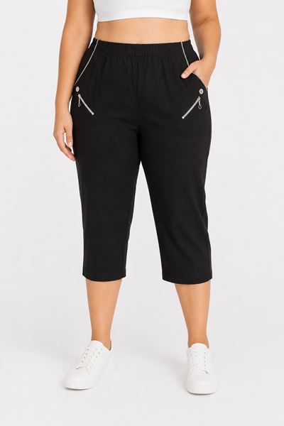 Picture of PLUS SIZE STRETCH BERMUDA WITH TURN UP